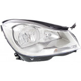 For Mercedes-Benz C-Class Sedan 2012-2014 Headlight Assembly Halogen Chrome w/o Cover Lens CAPA Certified (CLX-M1-339-1135L-AC1-PARENT1)