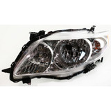 For Toyota Corolla 2009 2010 Headlight Assembly Base/CE/LE/XLE Model CAPA Certified (CLX-M1-311-11A8L-AC1-PARENT1)
