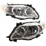 For Toyota Corolla 2009 2010 Headlight Assembly Base/CE/LE/XLE Model CAPA Certified (CLX-M1-311-11A8L-AC1-PARENT1)