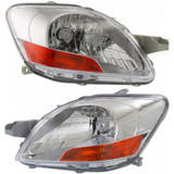 For Toyota Yaris Sedan 2007 2008 2009 Headlight Assembly Unit Base Model CAPA Certified (CLX-M1-311-11A1L-UC1-PARENT1)