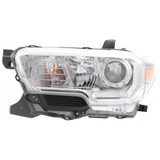 For Toyota Tacoma 2016 2017 Headlight Assembly Halogen w/o LED DRL & FL Chrome Trim CAPA Certified (CLX-M1-311-11AEL-AC1-PARENT1)