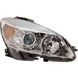 For Mercedes-Benz C-Class from 2/9/08-11 Headlight Assembly Halogen Chrome DOT Certified (CLX-M1-339-1130L-AFN-PARENT1)