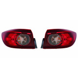 For Mazda 3 Sedan 2014-2016 Tail Light Assembly Inner Outer CAPA Certified (CLX-M1-315-1942L-AC-PARENT1)