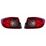 For Mazda 3 Sedan 2014-2016 Tail Light Assembly Inner Outer CAPA Certified (CLX-M1-315-1942L-AC-PARENT1)