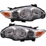For Toyota Corolla 2011 2012 2013 Headlight Assembly Unit Chrome Chrome (CLX-M1-311-11C5L-US1-PARENT1)