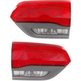 For Jeep Grand Cherokee 2014-2017 Inner Tail Light Assembly Inner Laredo.Limited.Overland.Summit Model w/Gray Trim DOT Certified (CLX-M1-332-1306L-AF6-PARENT1)