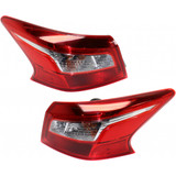 For Nissan Sentra 2016 2017 Tail Light Assembly Outer CAPA Certified (CLX-M1-314-1990L-AC-PARENT1)