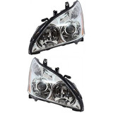 For 2004-2006 Lexus RX330 Headlight HID Type Assembly Unit w/HID lamps; w/o auto adjust (CLX-M0-TY963-A001L-PARENT1)
