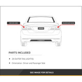 For Nissan Altima Sedan 2016 2017 Tail Light Assembly Outer SR Model DOT Certified (CLX-M1-314-1987L-AF2-PARENT1)
