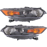 For Acura TSX Sedan 09-14/Sport Wagon 11-14 Headlight Assembly Unit HID Type w/o Bulbs and Ballast CAPA Certified (CLX-M1-326-1104L-UCH2-PARENT1)