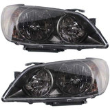 For Lexus IS 300 2004 2005 Headlight Assembly Special Design w/ Sport Package HID Type Black (CLX-M1-311-1170L-ASH2-PARENT1)