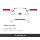 For Mazda 3 Sedan 2014 2015 Inner Tail Light Assembly LED Type Smoke Inner (CLX-M1-315-1311L-AQ-PARENT1)