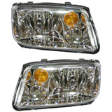 For 2002-2005 Volkswagen Jetta Headlight Assembly Unit 1.9L/2.0L/2.8L; w/o Fog Lights; Type 4; From VIN# 2108642 (CLX-M0-VW088-A111L-PARENT1)
