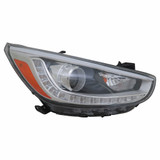 For Hyundai Accent Headlight 2014 15 16 2017 Halogen Type Projector w/ LED Parking Signal Marker Light (CLX-M0-20-9684-00-CL360A55-PARENT1)
