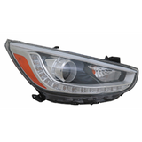 For Hyundai Accent Headlight 2014 15 16 2017 Halogen Type Projector w/ LED Parking Signal Marker Light (CLX-M0-20-9684-00-CL360A55-PARENT1)