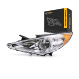 For Hyundai Sonata Headlight 2011 12 13 2014 Type 2 Chrome Bezel (CLX-M0-20-9256-00-CL360A55-PARENT1)