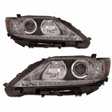 For Lexus ES 350/ES 300h 2013-2015 Headlight Assembly Unit Halogen Projector CAPA Certified (CLX-M1-323-1114L-UC2-PARENT1)