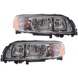 For Volvo V70/XC70 2005 2006 2007 Headlight Assembly Halogen CAPA Certified (CLX-M1-372-1113L-AC6-PARENT1)