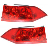 For Acura TSX 2004-2005 Tail Light Assembly Unit (CLX-M1-316-1962L-US-PARENT1)