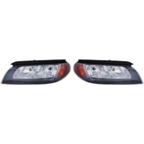 For Volvo S80 2007 Headlight Assembly Halogen Type Black Bezel (CLX-M1-372-1116L-AS2-PARENT1)