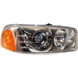For GMC Yukon XL Denali 2001-2006/Sierra C3 1999-2002/Sierra Denali 1999-2006 Headlight Assembly CAPA Certified (CLX-M1-334-1114L-AC-PARENT1)