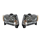 For Jeep Compass 2011-2013 Headlight Assembly Code LMB CAPA Certified (CLX-M1-332-1190L-ACN-PARENT1)