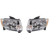 For Jeep Grand Cherokee 2011 2012 2013 Laredo,Limited,Overland Model Headlight Assembly Halogen CAPA Certified (CLX-M1-332-1190L-AC-PARENT1)
