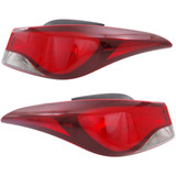 For Hyundai Elantra 2014 2015 2016 Tail Light Assembly Inner Type|DOT Certified (CLX-M1-320-1960L-AFN-PARENT1)
