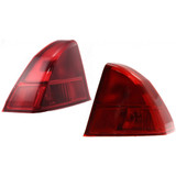 For 2001-2002 Honda Civic Tail Light DOT Certified Bulbs Included ;for Sedan; quarter panel mounted; (CLX-M0-11-5434-00-1-PARENT1)