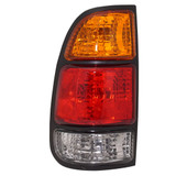 For 2000-2006 Toyota Tundra Tail Light CAPA Certified Bulbs Included ;REGULAR CAB|ACCESS CAB; Std Bed; Amber/Red/Clear Lens (CLX-M0-11-5266-00-9-PARENT1)