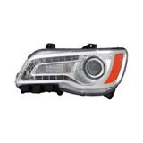 For 2011-2014 Chrysler 300 Headlight Sedan Halogen Chrome Bezel (CLX-M0-CS354-B001L-PARENT1)