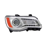 For 2011-2014 Chrysler 300 Headlight Sedan Halogen Chrome Bezel (CLX-M0-CS354-B001L-PARENT1)