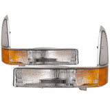 For Ford F Pickup Super Duty/Excursion 2002-2004 Parking Signal Light Assembly Unit w/o No Boundaries Package CAPA Certified (CLX-M1-330-1638L-UC-CY-PARENT1)