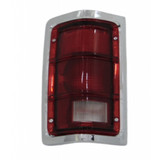 For Dodge Ram/Charger/Pick Up 1987-1993 Tail Light Assembly Unit Chrome Chrome BORDER | CH2808103 | 55054795, 55054697 (CLX-M1-332-1923L-US1-PARENT1)