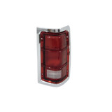For Dodge Ram/Charger/Pick Up 1987-1993 Tail Light Assembly Unit Chrome Chrome BORDER | CH2808103 | 55054795, 55054697 (CLX-M1-332-1923L-US1-PARENT1)