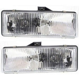 For Chervolet/GMC Astro/Safari Van 1995-2005 Headlight Assembly Unit w/o Bracket Composite Type CAPA Certified (CLX-M1-331-1159L-UC-PARENT1)