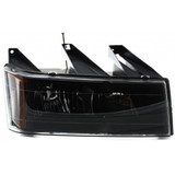 For Chevy Colorado/GMC Canyon 2004-2007 Headlight Assembly Base LS LT Model Black Bezel CAPA Certified (CLX-M1-334-1131L-AC2-PARENT1)