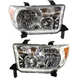 For Toyota Tundra 2007-2013/Sequoia 2008-2013 Headlight Assembly w/o Level Adjuster CAPA Certified (CLX-M1-311-11A3L-AC-PARENT1)