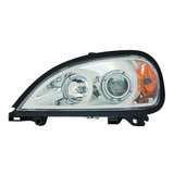 For Freightliner Columbia Headlight Assembly Projector 1996-2013 w/ Angel Eyes Chrome Bezel (CLX-M0-M40-1106L-AS1-CL360A55-PARENT1)