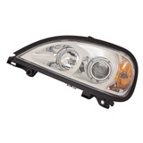 For Freightliner Columbia Headlight Assembly Projector 1996-2013 w/ Angel Eyes Chrome Bezel (CLX-M0-M40-1106L-AS1-CL360A55-PARENT1)