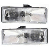 For 1995-2005 Chevy Astro Headlight Assembly Unit CAPA (CLX-M0-GM129-A001LCA-PARENT1)