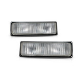 For 1988-1989 GMC Pickup Park / Signal Light Assembly Unit C/K; w/quad sealed beam headlamps; w/silver trim (CLX-M0-GM072-U00DL-PARENT1)