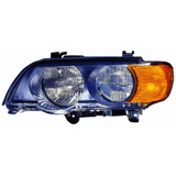 For BMW X5 2000-2003 Headlight Assembly Halogen Yellow Turn Indicator (CLX-M1-343-1120L-AS2Y-PARENT1)