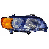 For BMW X5 2000-2003 Headlight Assembly Halogen Yellow Turn Indicator (CLX-M1-343-1120L-AS2Y-PARENT1)