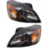 For Kia Rio Sedan 2010 2011 Headlight Assembly Black Bezel DOT Certified (CLX-M1-322-1136L-AF2-PARENT1)