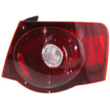 For Volkswagen Jetta Sedan 2008-2010 Tail Light Assembly DARK Red Lens Outer (DOT Certified) (CLX-M1-340-1923L-AF2-PARENT1)