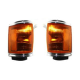 For 1987-1988 Toyota Pickup Park / Clearance Light 2WD; Deluxe/SR5/SRT; Chrome (CLX-M0-TY523-B00CL-PARENT1)