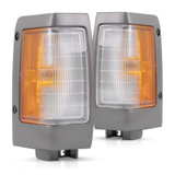 For 1990-1992 Nissan Pickup Front Side Marker Light Black (CLX-M0-DS327-B00DL-PARENT1)