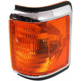 For 1987-1991 Ford Pickup Parking Light Assembly w/Black & Chrome Trim (CLX-M0-FR389-U100L-PARENT1)