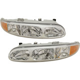 For 1999-2004 Oldsmobile Alero Headlight Includes Park/Signal/Marker Lamps (CLX-M0-GM227-B001L-PARENT1)